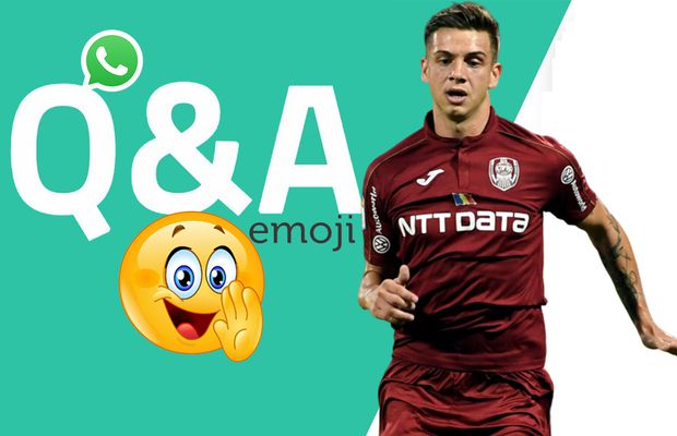 WhatsApp Q&A » Mihai Butean intră în provocarea GSP: cum răspunde cu un emoticon la întrebări și afirmații inedite