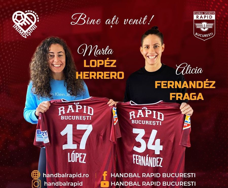 Rapid transferă de la Vâlcea și CSM București! Primele „războinice” anunțate de clubul giuleștean