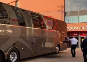 Incidente înaintea partidei: autocarul lui Real Madrid, atacat cu pietre la Liverpool