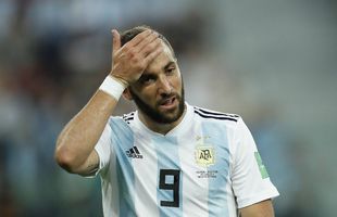 Gonzalo Higuain, de la cel mai iubit la cel mai criticat jucător din Argentina: „De acolo mi se trage”