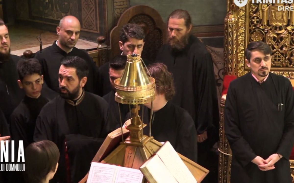 Gigi Becali și Alexandru Tudor, imagini inedite de la Denia Prohodului din Vinerea Mare