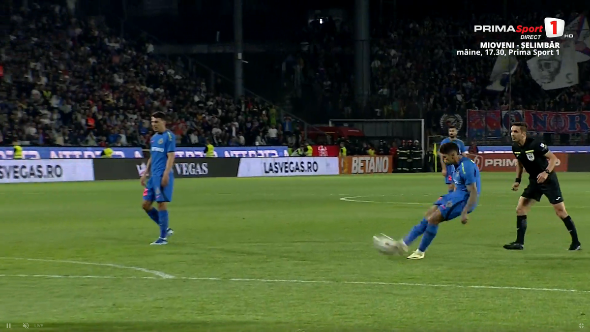 Florinel Coman, gol superb în CFR Cluj - FCSB