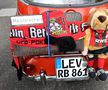 Fanii lui Bayer Leverkusen înainte de meciul cu Werder