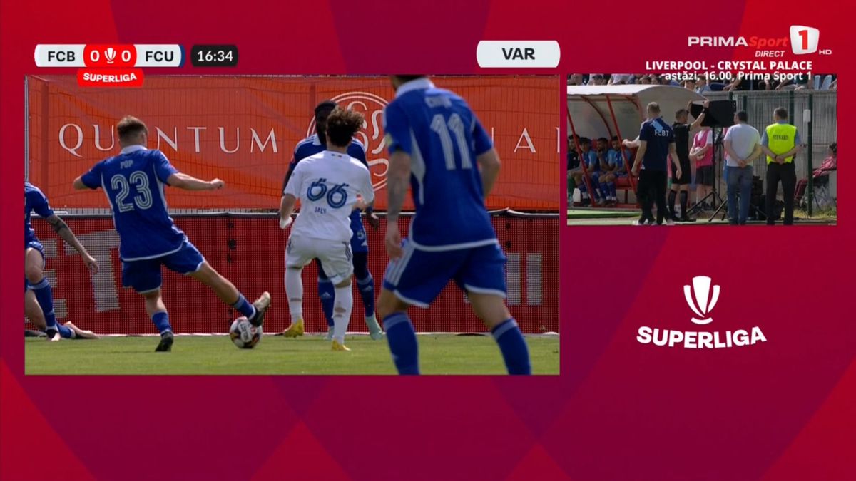 Arbitraj PRAF la Botoșani - FCU Craiova: penalty clar, întors cu VAR + eliminare ușoară