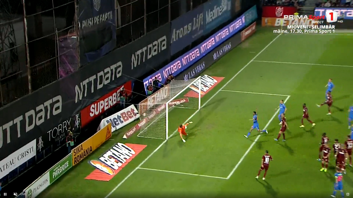 Gol fabulos marcat de Florinel Coman în CFR Cluj - FCSB » Are mai multe reușite din lovituri libere decât din penalty-uri!