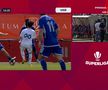 Penalty anulat în Botoșani - FCU Craiova, foto: captură de ecran Prima Sport