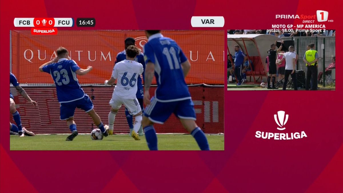 Arbitraj PRAF la Botoșani - FCU Craiova: penalty clar, întors cu VAR + eliminare ușoară