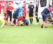 Luca Mihai, accidentat grav în Dinamo - Poli Iași