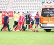 Luca Mihai, accidentat grav în Dinamo - Poli Iași