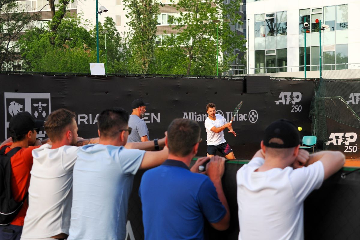 Țiriac Open e gata să înceapă, revenit la București după 8 ani » Primul antrenament pentru Stan Wawrinka