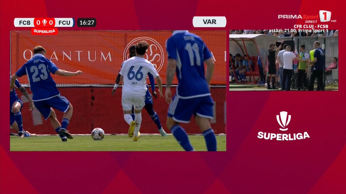Arbitraj PRAF la Botoșani - FCU Craiova: penalty clar, întors cu VAR + eliminare ușoară