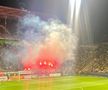 Spectacol pirotehnic al Peluzei Vișinii în CFR Cluj - FCSB