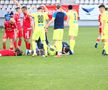 Luca Mihai, accidentat grav în Dinamo - Poli Iași