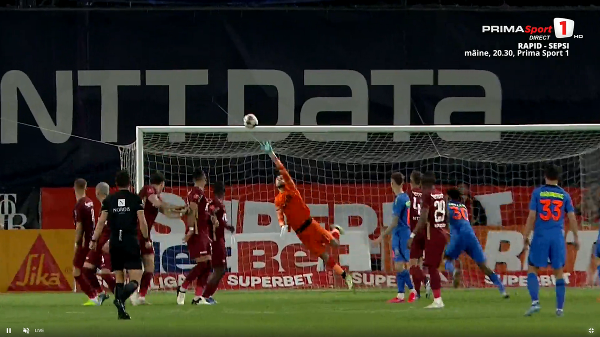 Gol fabulos marcat de Florinel Coman în CFR Cluj - FCSB » Are mai multe reușite din lovituri libere decât din penalty-uri!