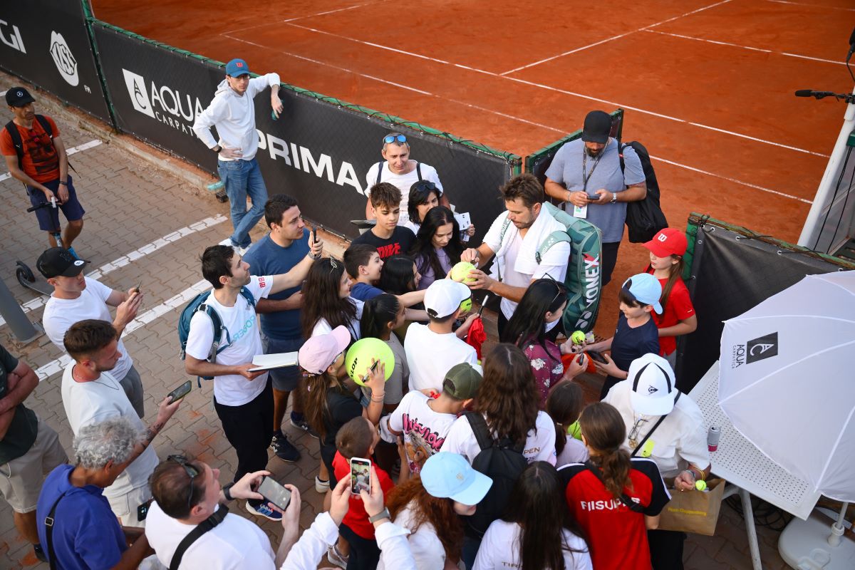 Țiriac Open e gata să înceapă, revenit la București după 8 ani » Primul antrenament pentru Stan Wawrinka