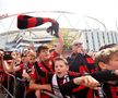 Fanii lui Bayer Leverkusen înainte de meciul cu Werder