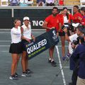 Ana Bogdan și Jaqueline Cristian, după calificarea la turneul final al Billie Jean King Cup Foto: Imago Images