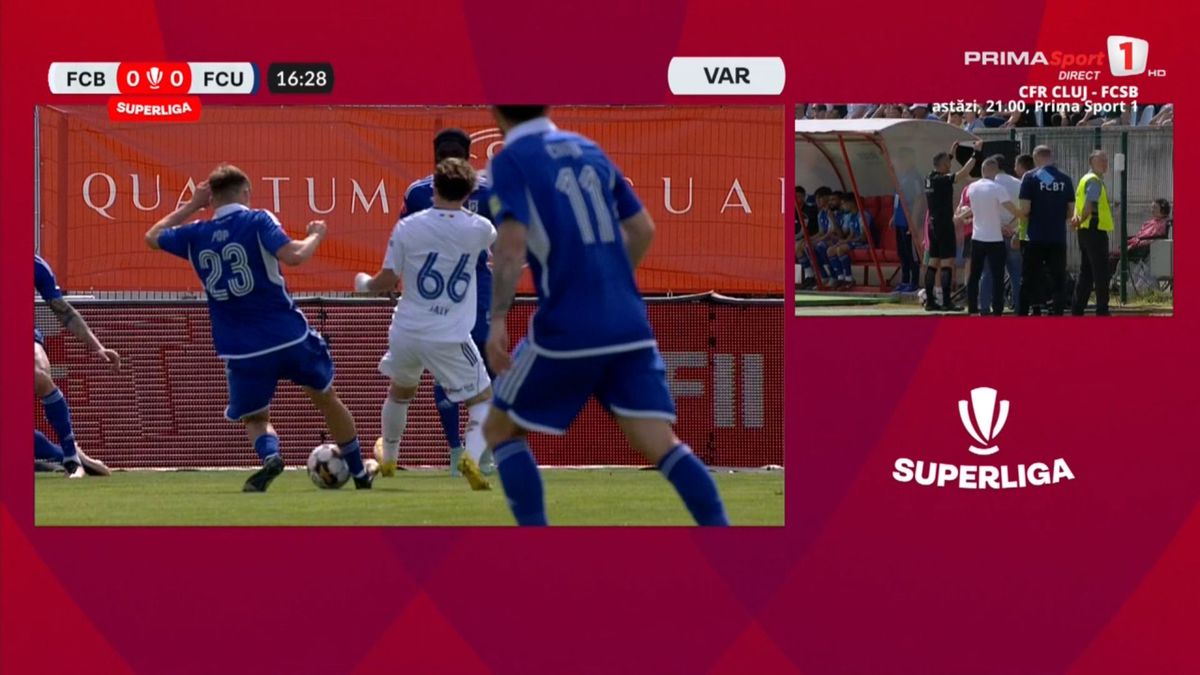 Penalty anulat în FC Botoșani - FCU Craiova