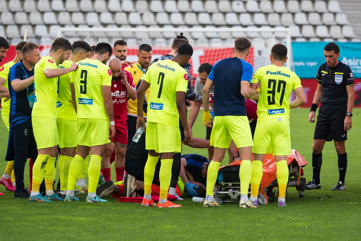 Noi informații despre starea lui Luca Mihai » Fotbalistul de la Poli Iași e stabil și nu are nevoie de operație