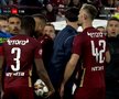 Scandal pe teren la CFR Cluj - FCSB