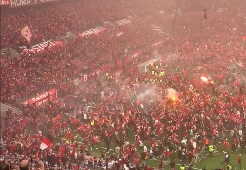 Sărbătoarea fanilor lui Bayer Leverkusen