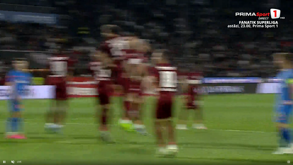 Gol fabulos marcat de Florinel Coman în CFR Cluj - FCSB » Are mai multe reușite din lovituri libere decât din penalty-uri!