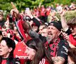 Fanii lui Bayer Leverkusen înainte de meciul cu Werder
