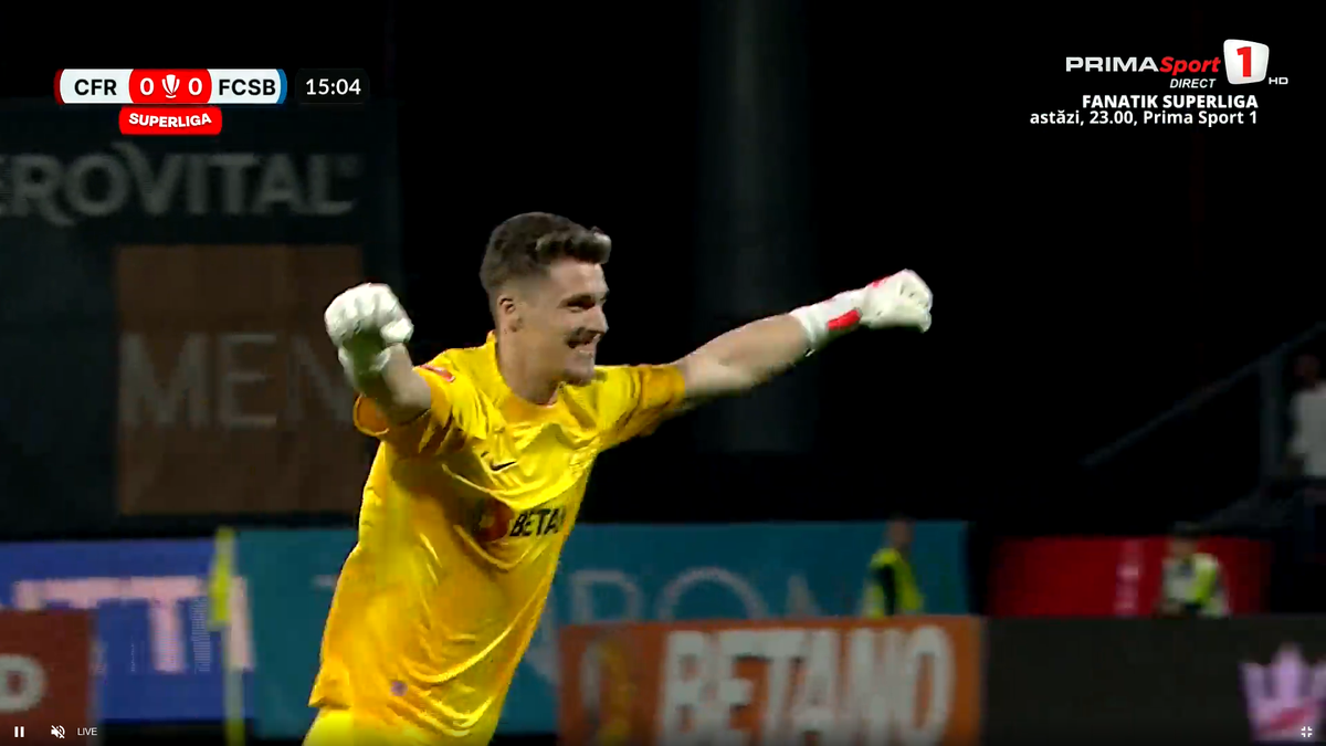 Gol fabulos marcat de Florinel Coman în CFR Cluj - FCSB » Are mai multe reușite din lovituri libere decât din penalty-uri!