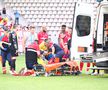 Luca Mihai, accidentat grav în Dinamo - Poli Iași