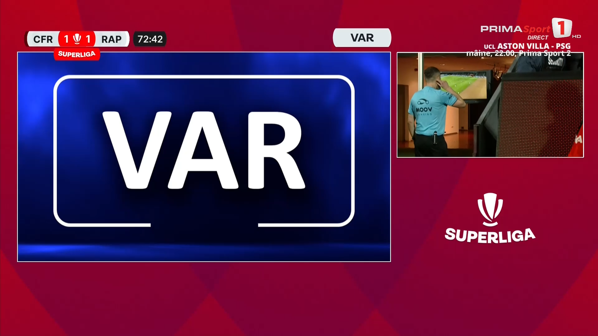 Fază halucinantă în CFR Cluj - Rapid