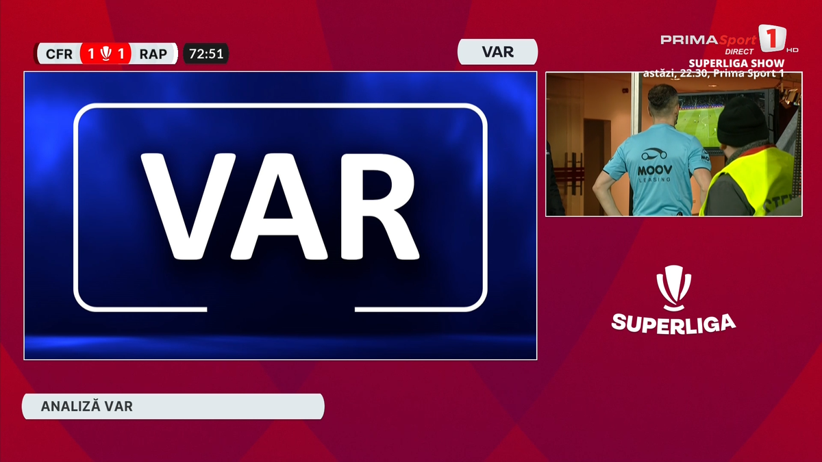 Fază halucinantă în CFR Cluj - Rapid