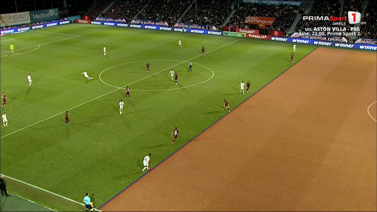 Fază halucinantă în CFR Cluj - Rapid