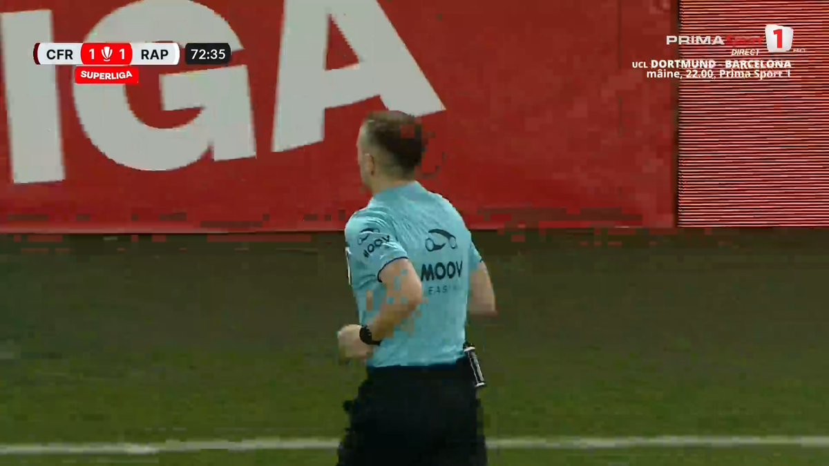 Fază halucinantă în CFR Cluj - Rapid