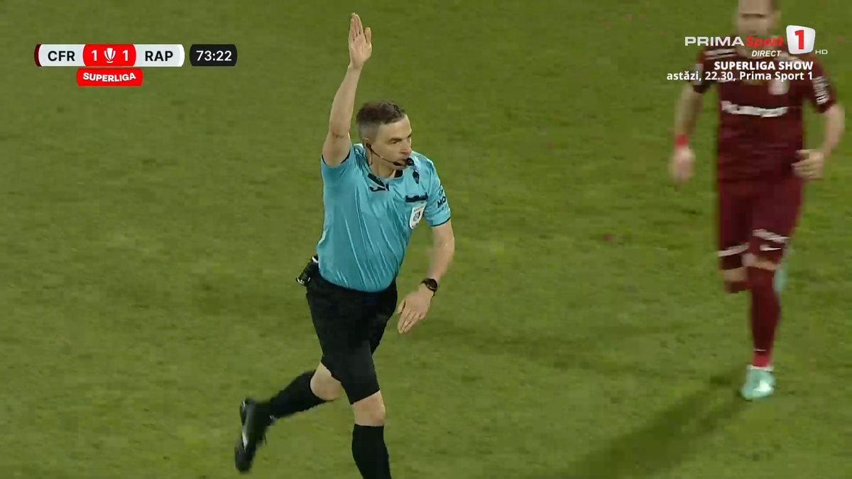 Fază halucinantă în CFR Cluj - Rapid