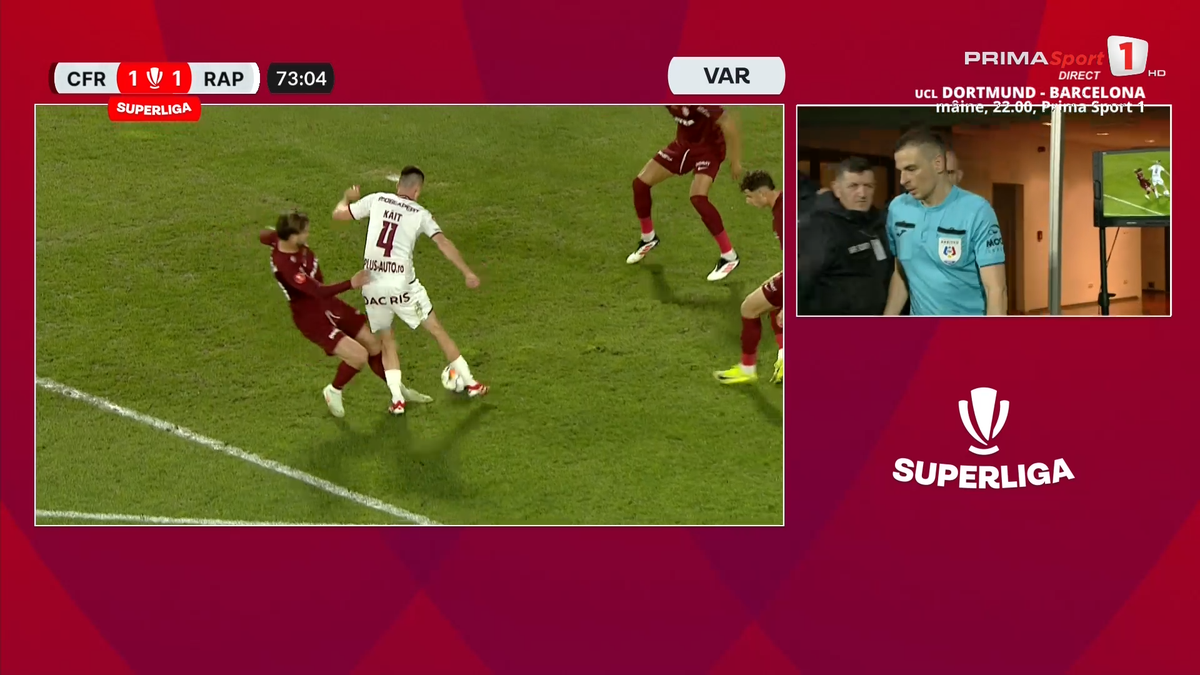 Fază halucinantă în CFR Cluj - Rapid