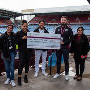 Ștefan Ferencz, în activitatea la Aston Villa // foto: arhiva personală