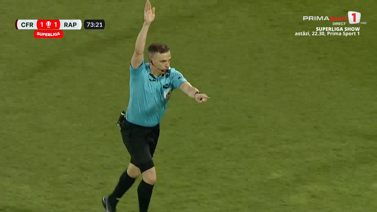 Fază halucinantă în CFR Cluj - Rapid