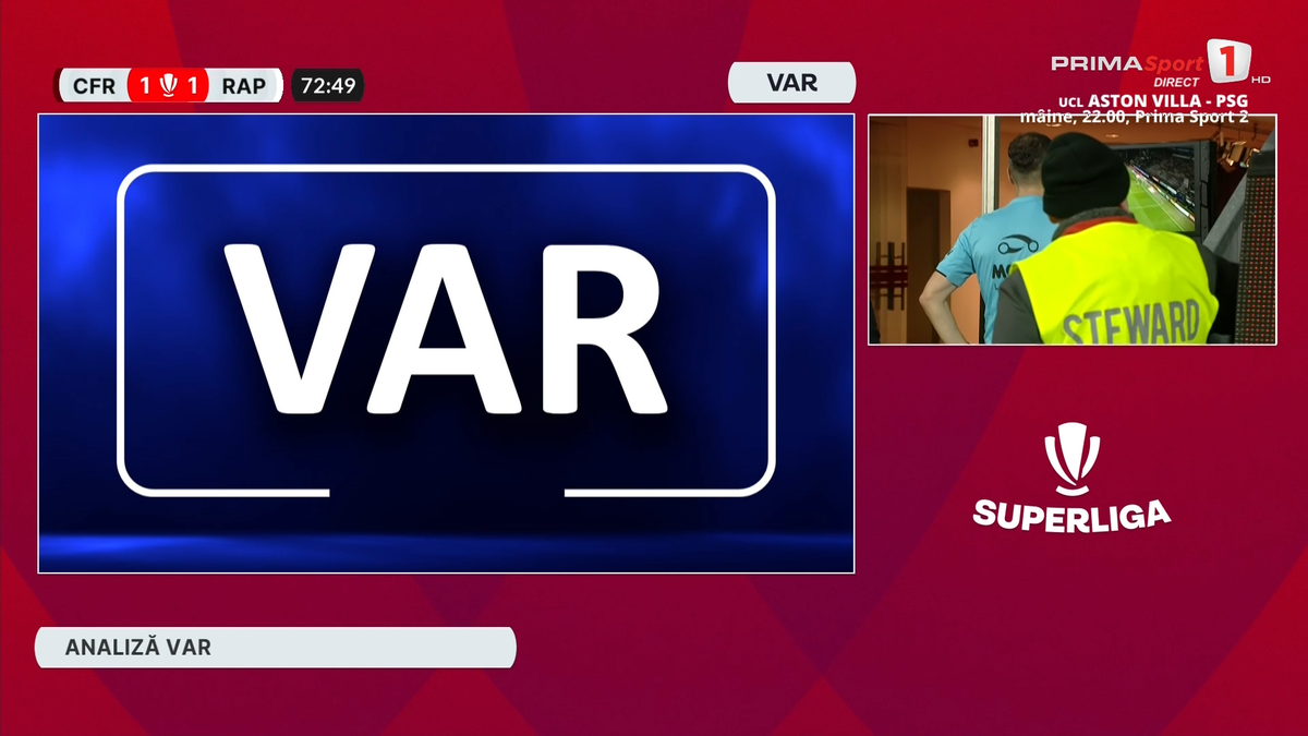 Fază halucinantă în CFR Cluj - Rapid