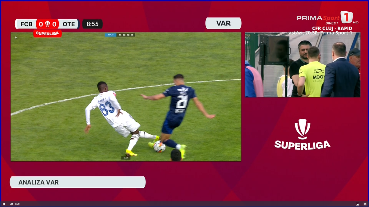 Aldair, eliminat în FC Botoșani - Oțelul