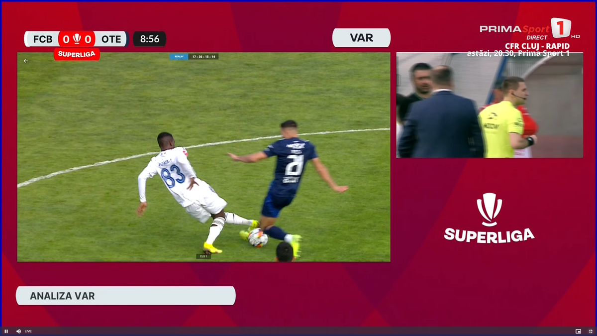 Aldair, eliminat în FC Botoșani - Oțelul