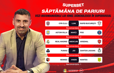 Recomandările lui Ionel Dănciulescu pentru Săptămâna de Pariuri