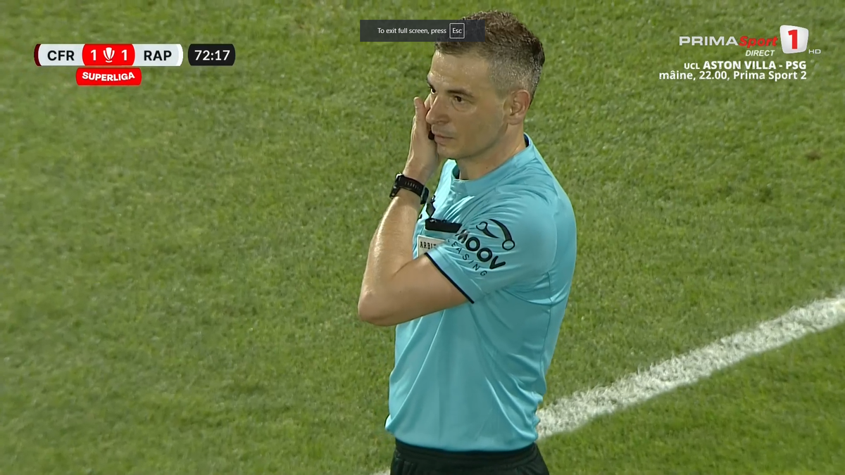 Fază halucinantă în CFR Cluj - Rapid