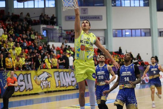 Mateo Colak, MVP-ul etapei a 27-a/Foto: bc-csusibiu.ro
