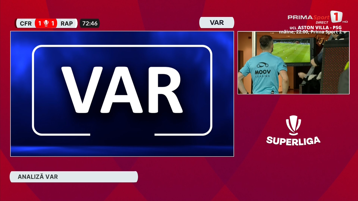 Fază halucinantă în CFR Cluj - Rapid