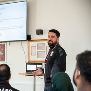 Ștefan Ferencz, în activitatea la Aston Villa // foto: arhiva personală