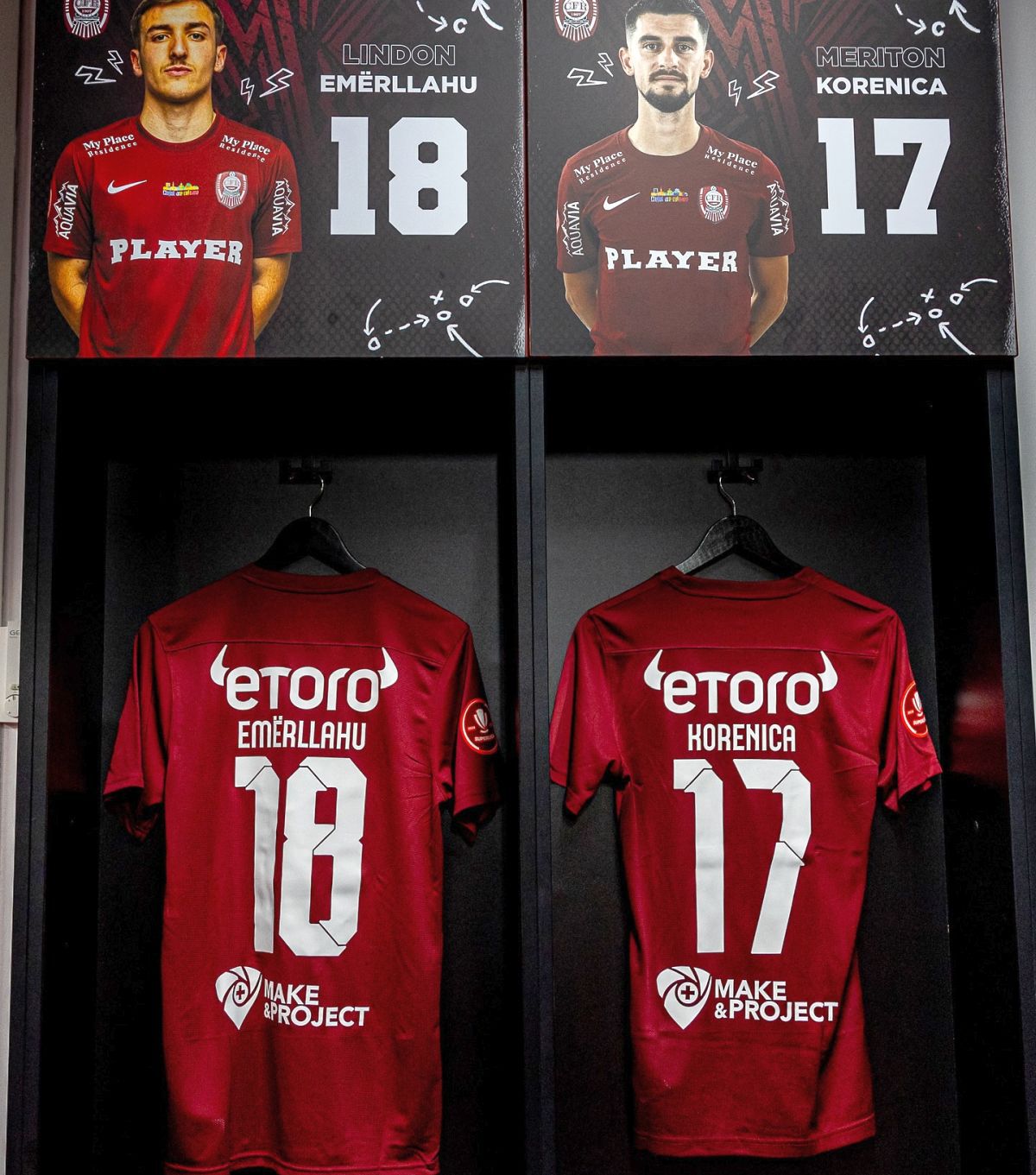 CFR Cluj - Rapid București, derby „feroviar” în play-off-ul Superligii. Cadre surprinse înainte de meci - 14 aprilie 2025