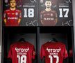 Imagini din vestiar, înainte de CFR Cluj - Rapid / Sursă foto: Facebook@ CFR Cluj