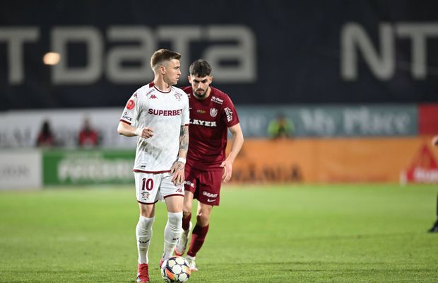 Claudiu Petrila s-a plâns după CFR Cluj - Rapid: „Destul de prostuț”