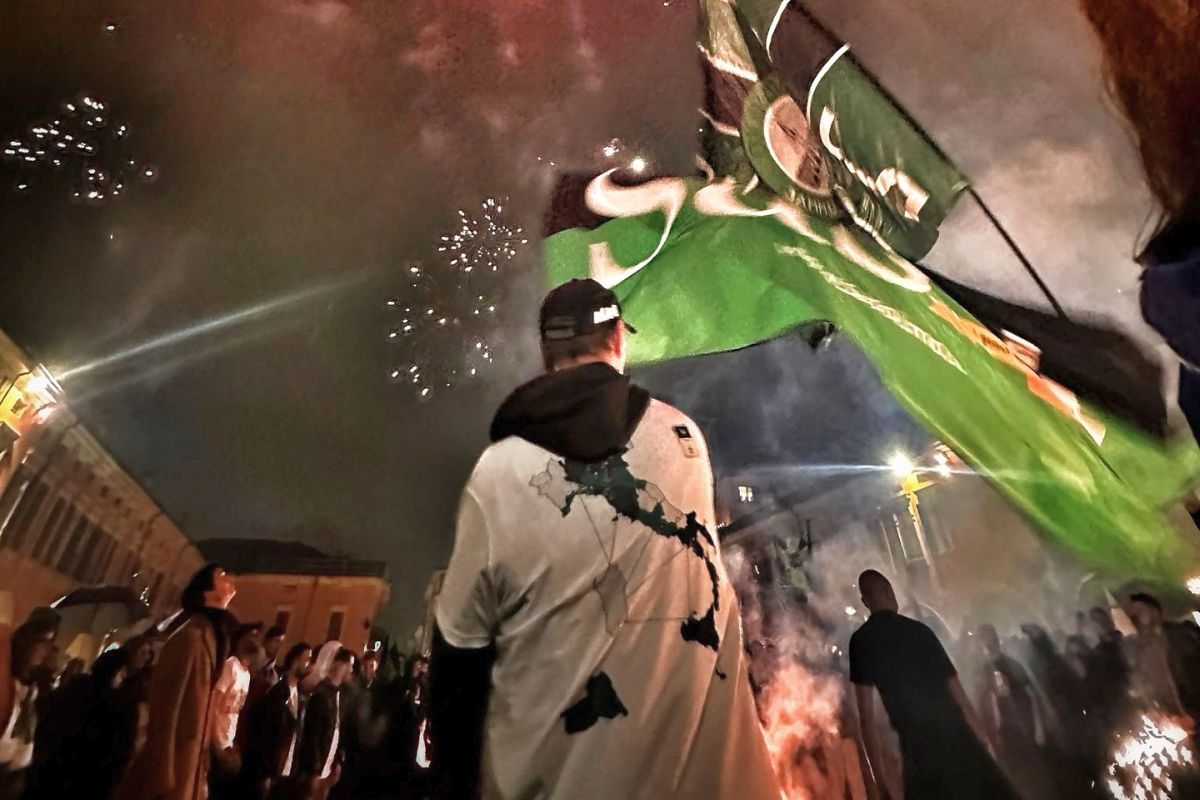 Fanii lui Sassuolo au sărbătorit în stradă promovarea în Serie A » Imagini superbe din centrul orașului