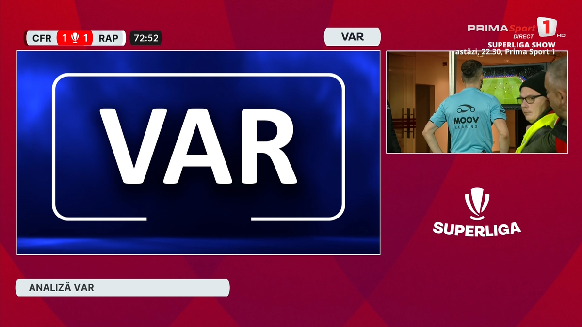 Fază halucinantă în CFR Cluj - Rapid